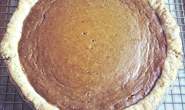  Photo courtesy of Paige Burns Clark Pumpkin pie is the classic Thanksgiving desert. 