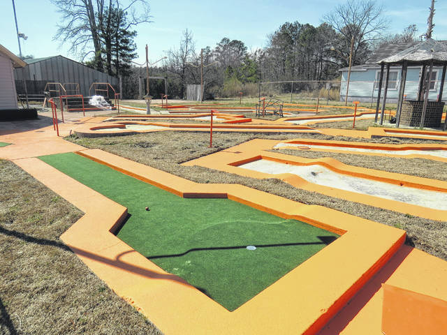 
			
				                                New paint and obstacles, such as a loop the loop, are in the process of being added to the course.
 
			
		