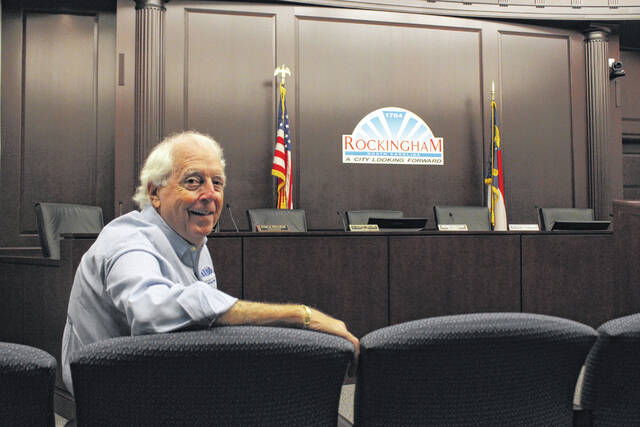 
			
				                                Gavin Stone | Daily Journal
                                Mayor Steve Morris in the City Council chambers.
 
			
		