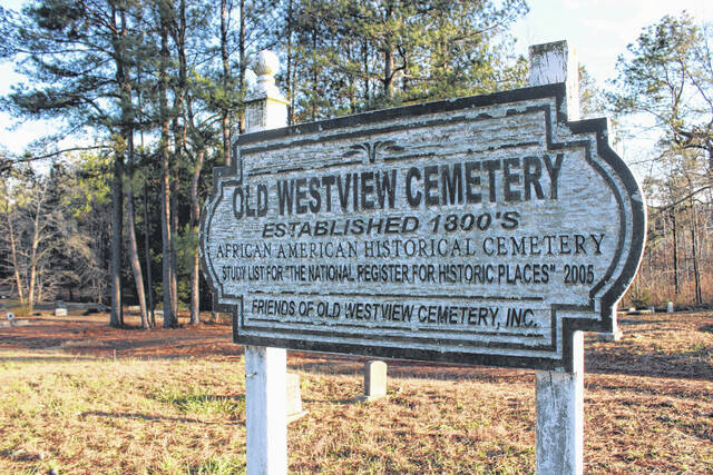The Old Westview Cemetery was established in the late 1890’s by a group of black men that included Rose Young’s ancestor, according to Young.