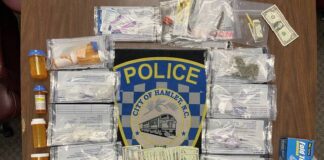 
			
				                                Over 50 grams of fentanyl/heroin and 28 grams of methamphetamine were seized by law enforcement during the investigation.
 
			
		