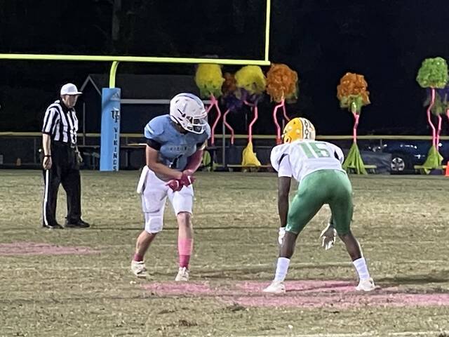 McBride's career night leads Raiders over Union Pines 34-23