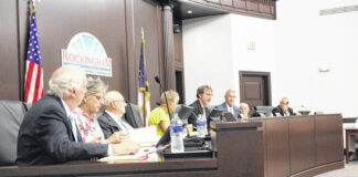 
			
				                                The Rockingham City Council at their August 8, 2023, meeting.
                                 Matthew Sasser | Daily Journal

			
		