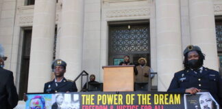 
			
				                                Jaiden Tillman performs “Lift Every Voice and Sing” on the courthouse steps.
                                 Matthew Sasser | Daily Journal

			
		
